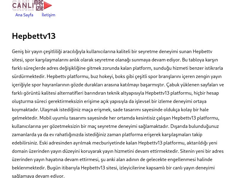 Hepbettv13 Giriş Adresi - Ekran Görüntüsü