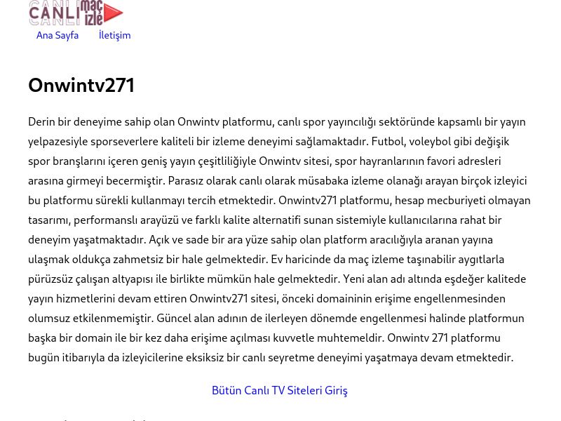 Onwintv271 Giriş Bilgileri - Ekran Görüntüsü