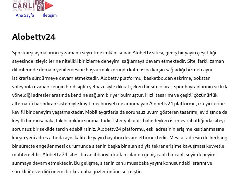 Alobettv24 - Ekran Görüntüsü