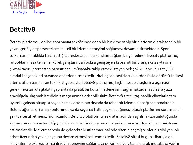 Betcitv8 - Ekran Görüntüsü