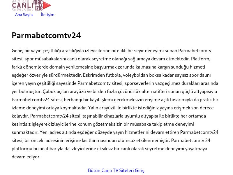 Parmabetcomtv24 Güncel Giriş Adresi Linki - Ekran Görüntüsü