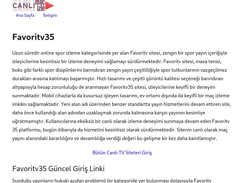 Favoritv35 - Ekran Görüntüsü