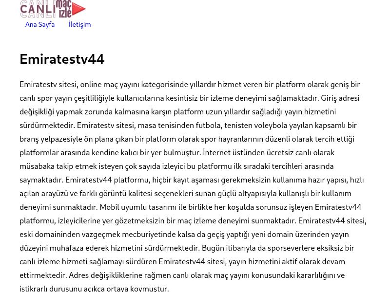 Emiratestv44 - Ekran Görüntüsü