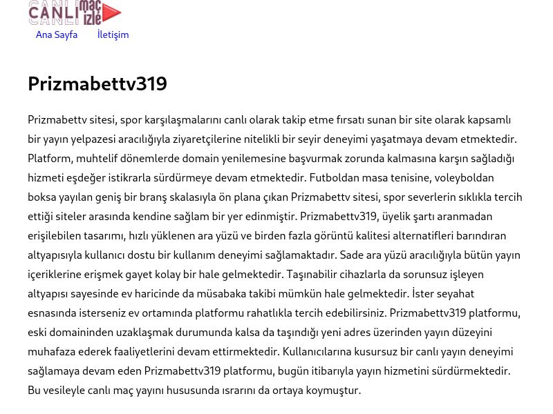 Prizmabettv319 - Ekran Görüntüsü