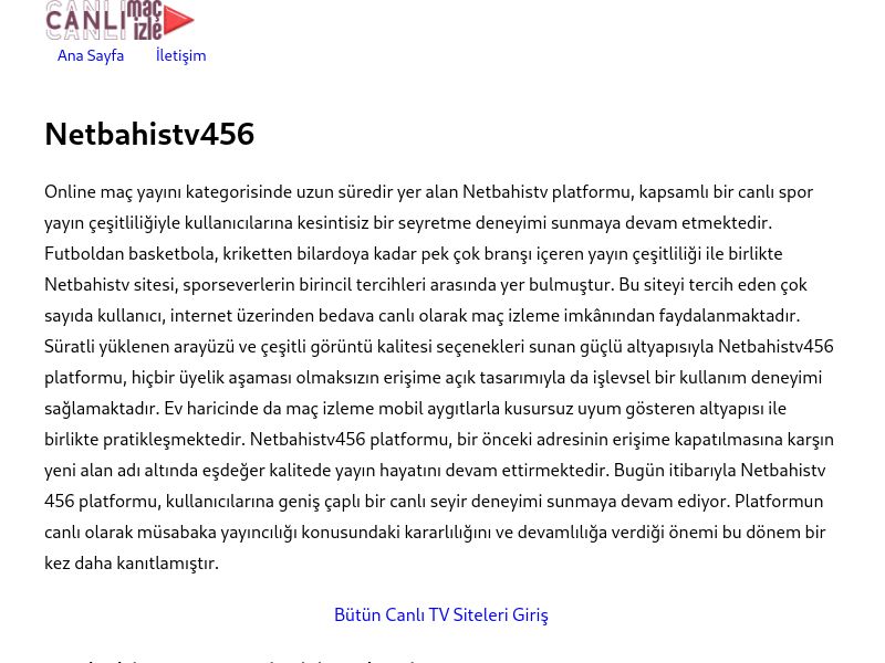 Netbahistv456 - Ekran Görüntüsü