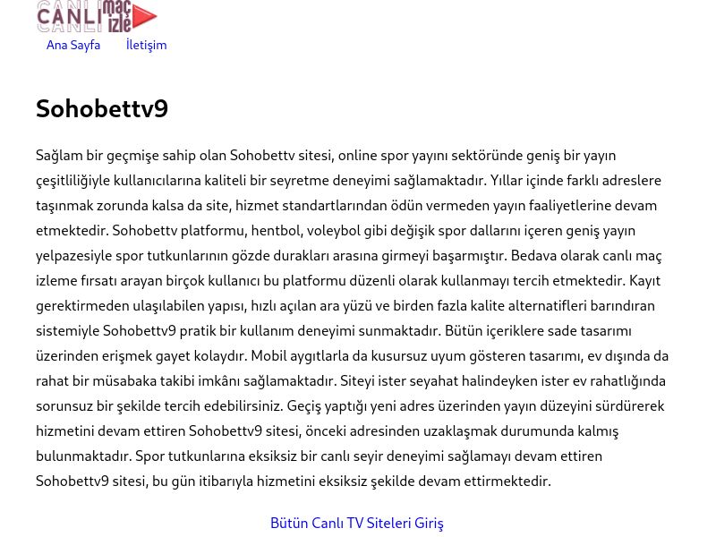 Sohobettv9 Giriş Linki - Ekran Görüntüsü