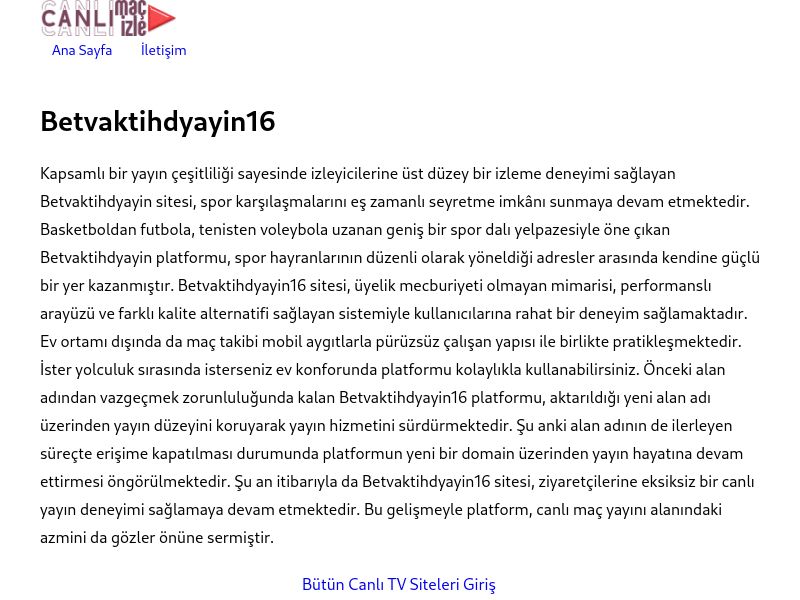 Betvaktihdyayin16 Giriş - Ekran Görüntüsü