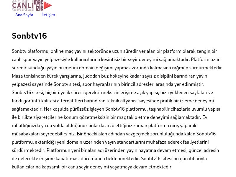 Sonbtv16 - Ekran Görüntüsü