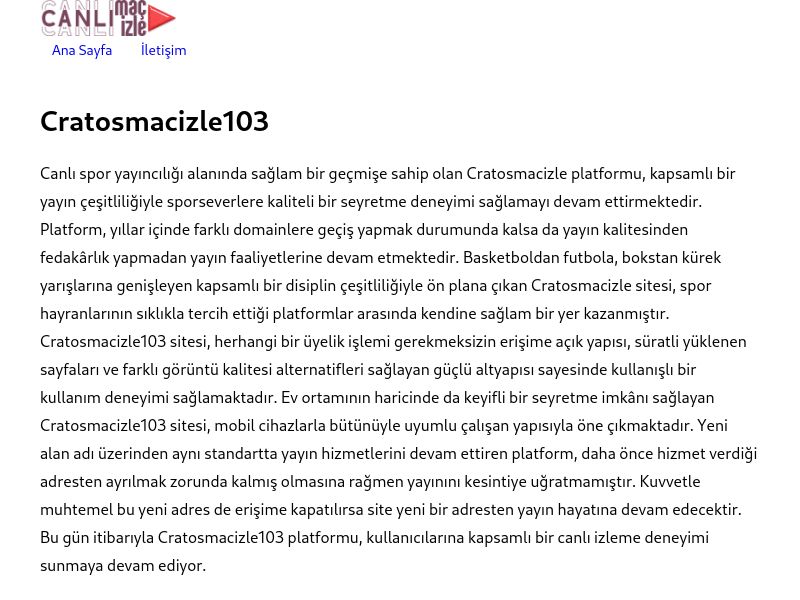 Cratosmacizle103 Giriş Bilgileri - Ekran Görüntüsü