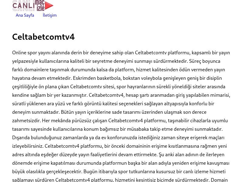 Celtabetcomtv4 - Ekran Görüntüsü