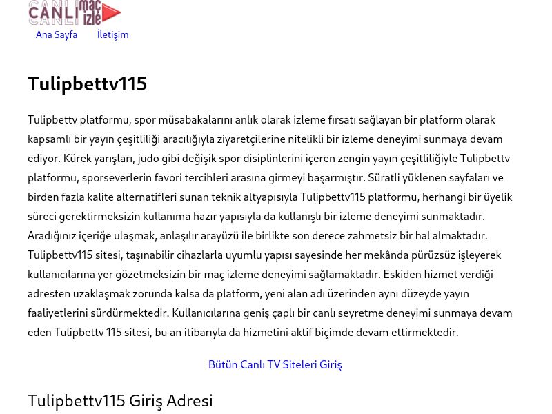 Tulipbettv115 - Ekran Görüntüsü