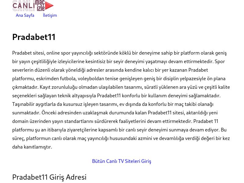 Pradabet11 Yeni Adres - Ekran Görüntüsü