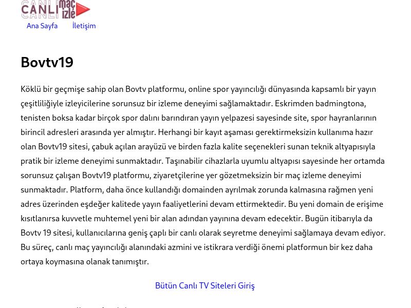 Bovtv19 Yeni Adres - Ekran Görüntüsü