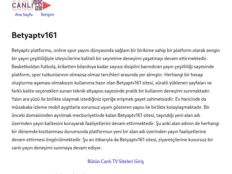 Betyaptv161 Giriş Linki - Ekran Görüntüsü