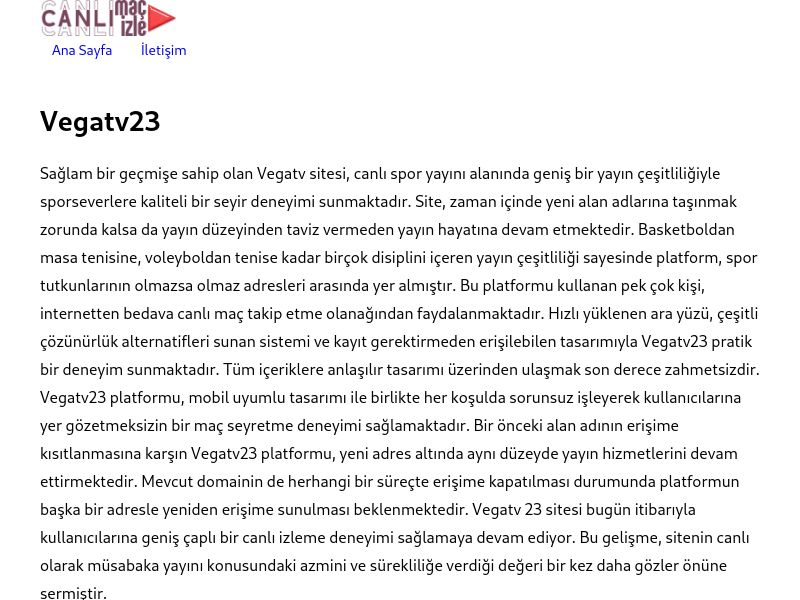 Vegatv23 - Ekran Görüntüsü