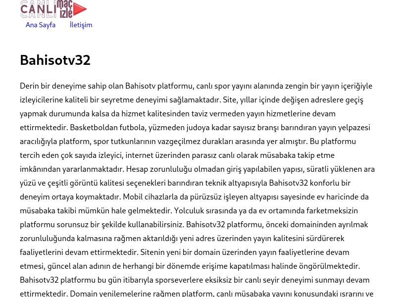 Bahisotv32 Giriş - Ekran Görüntüsü