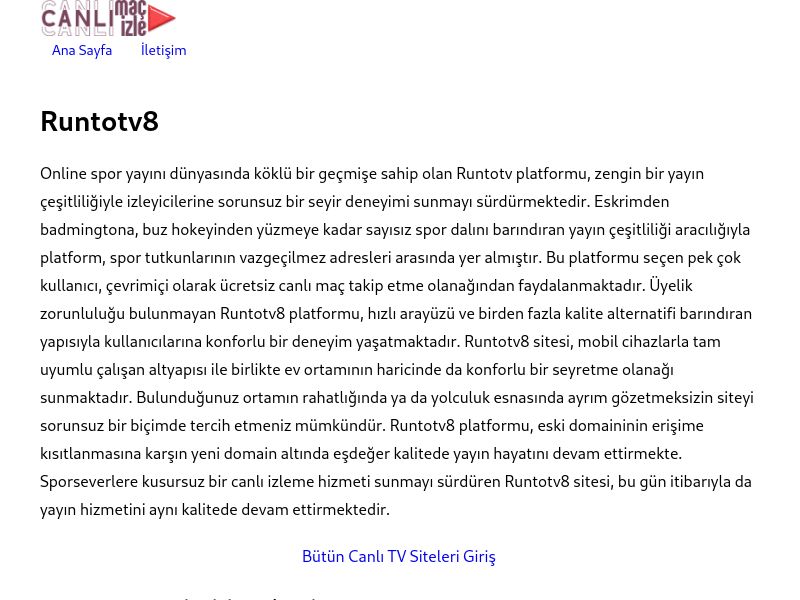 Runtotv8 - Ekran Görüntüsü
