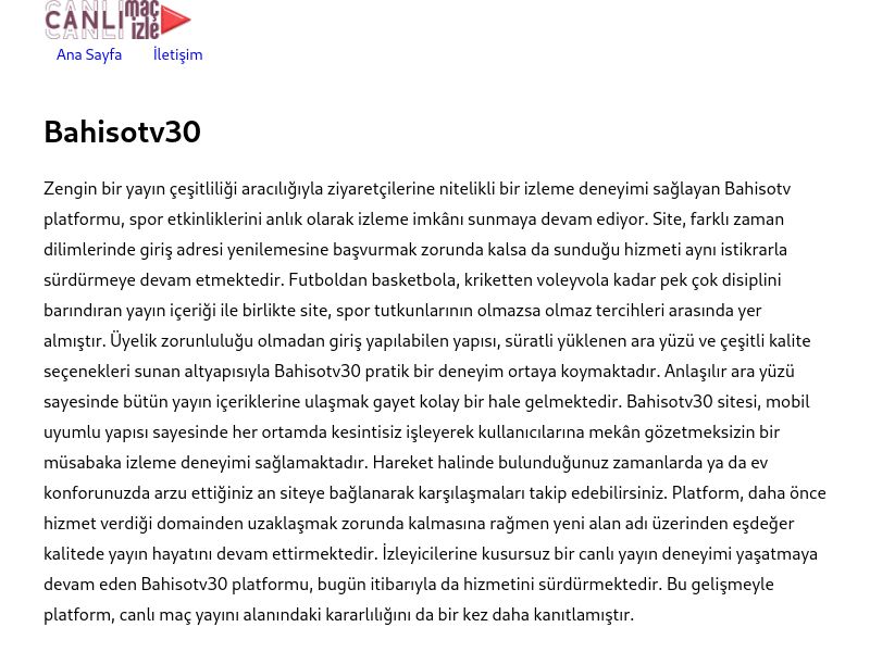 Bahisotv30 Yeni Adres - Ekran Görüntüsü