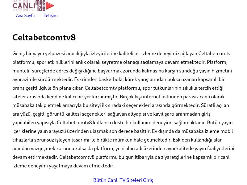 Celtabetcomtv8 - Ekran Görüntüsü