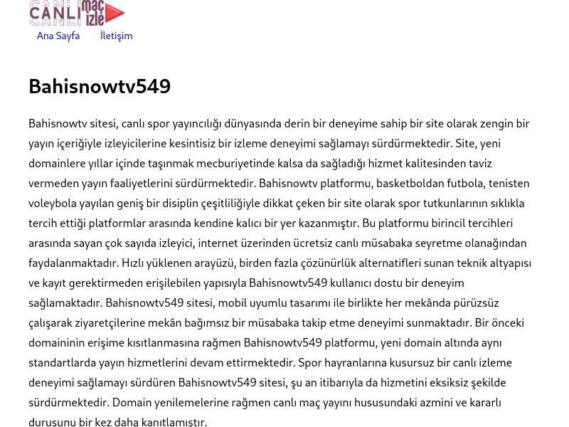 Bahisnowtv549 Güncel Giriş Adresi - Ekran Görüntüsü