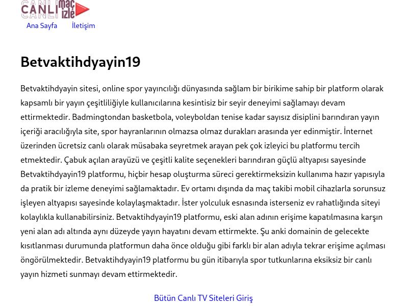 Betvaktihdyayin19 Giriş - Ekran Görüntüsü
