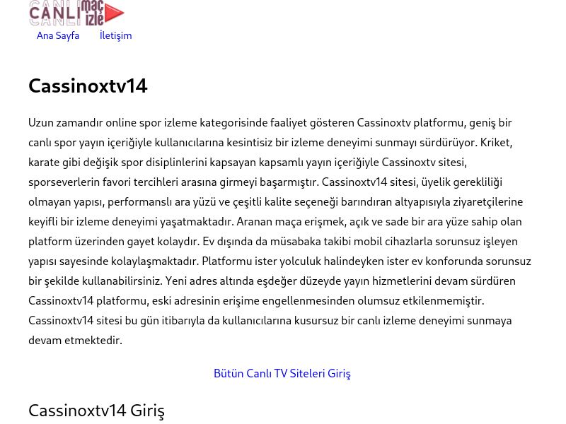 Cassinoxtv14 Giriş Adresi - Ekran Görüntüsü