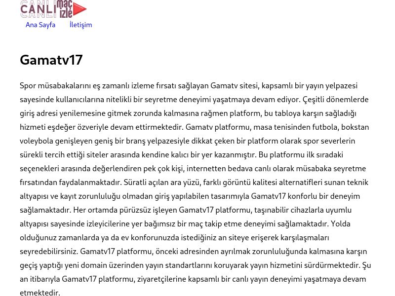 Gamatv17 - Ekran Görüntüsü