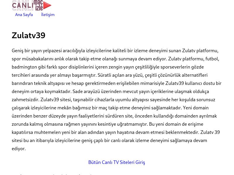 Zulatv39 Giriş - Ekran Görüntüsü