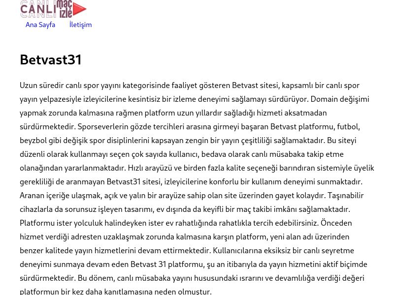 Betvast31 - Ekran Görüntüsü