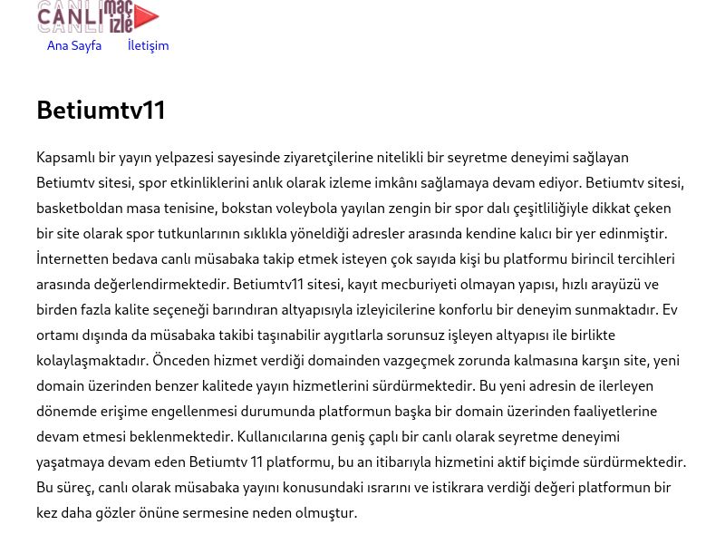 Betiumtv11 - Ekran Görüntüsü