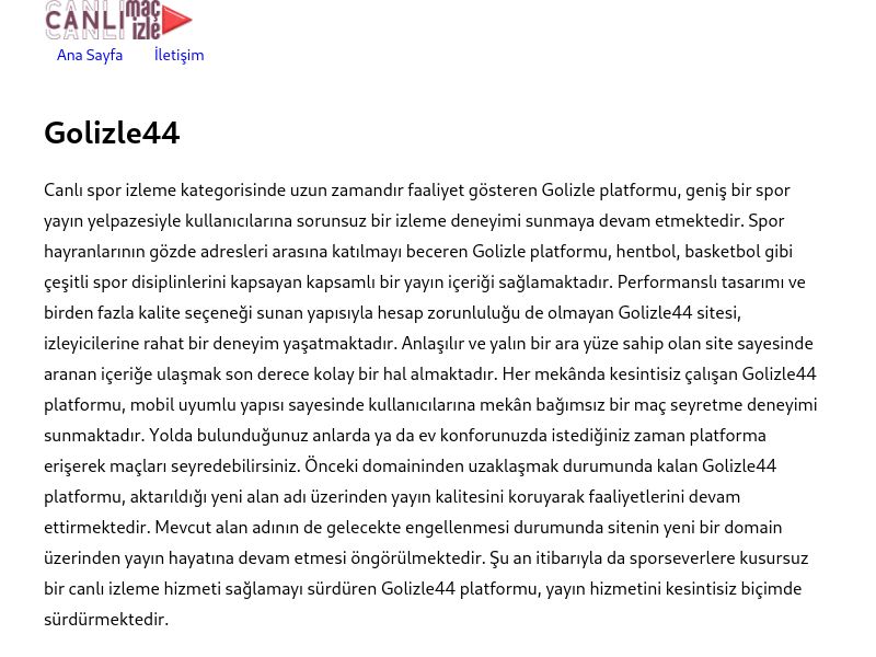 Golizle44 Güncel Link - Ekran Görüntüsü
