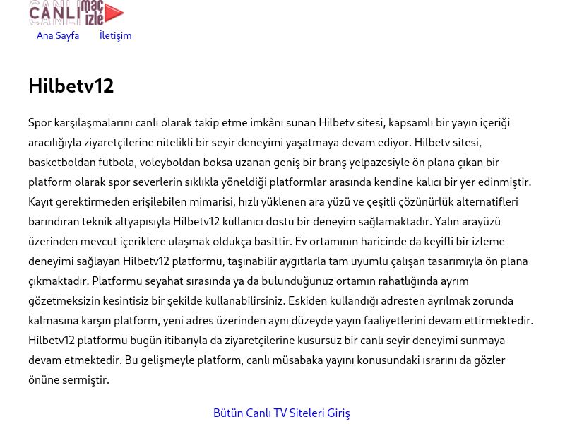 Hilbetv12 - Ekran Görüntüsü