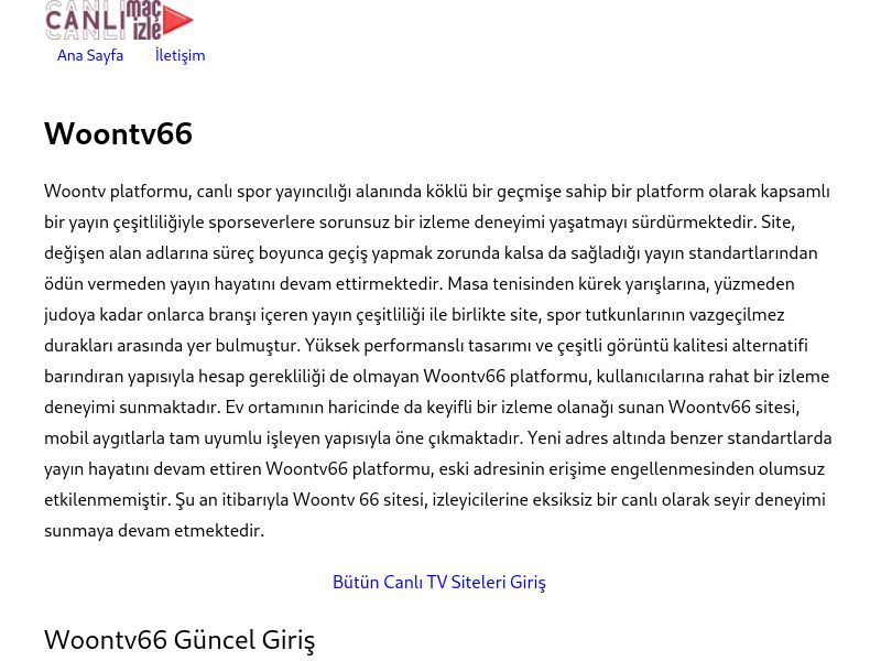 Woontv66 - Ekran Görüntüsü