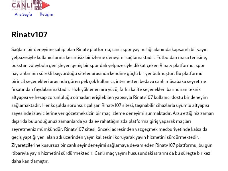Rinatv107 Giriş - Ekran Görüntüsü