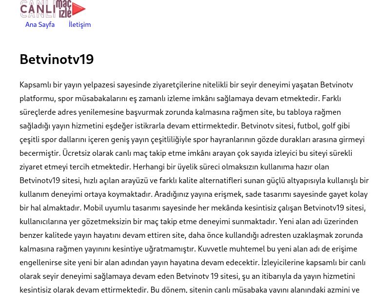 Betvinotv19 - Ekran Görüntüsü