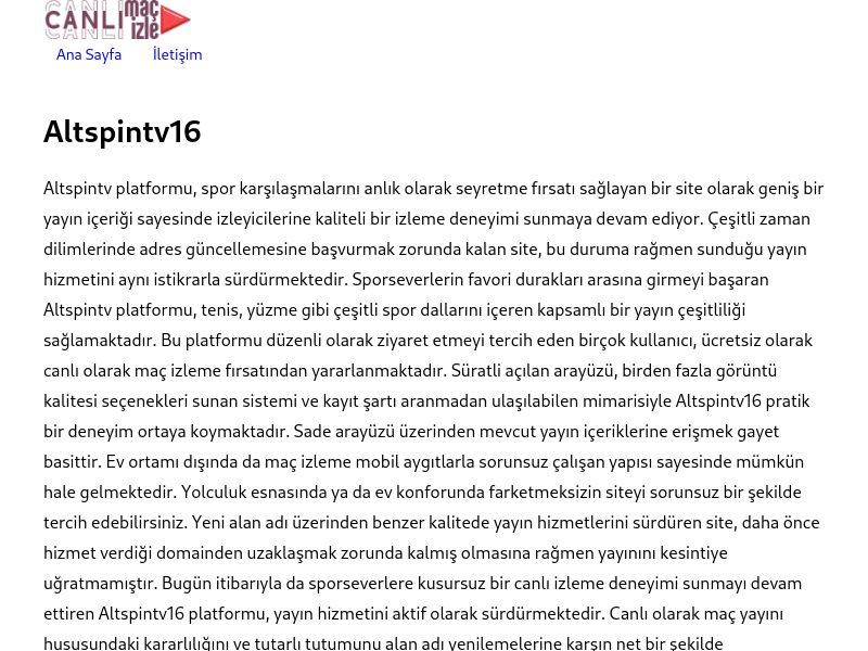 Altspintv16 - Ekran Görüntüsü