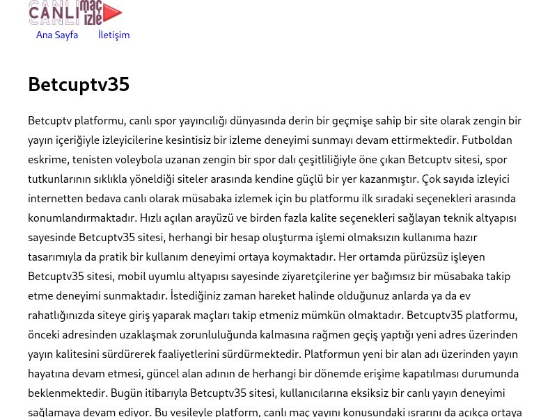 Betcuptv35 - Ekran Görüntüsü