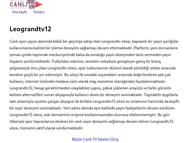 Leograndtv12 - Ekran Görüntüsü