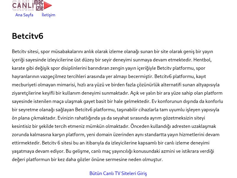 Betcitv6 Güncel Giriş Adresi - Ekran Görüntüsü