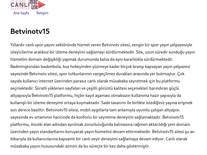 Betvinotv15 Yeni Adres - Ekran Görüntüsü