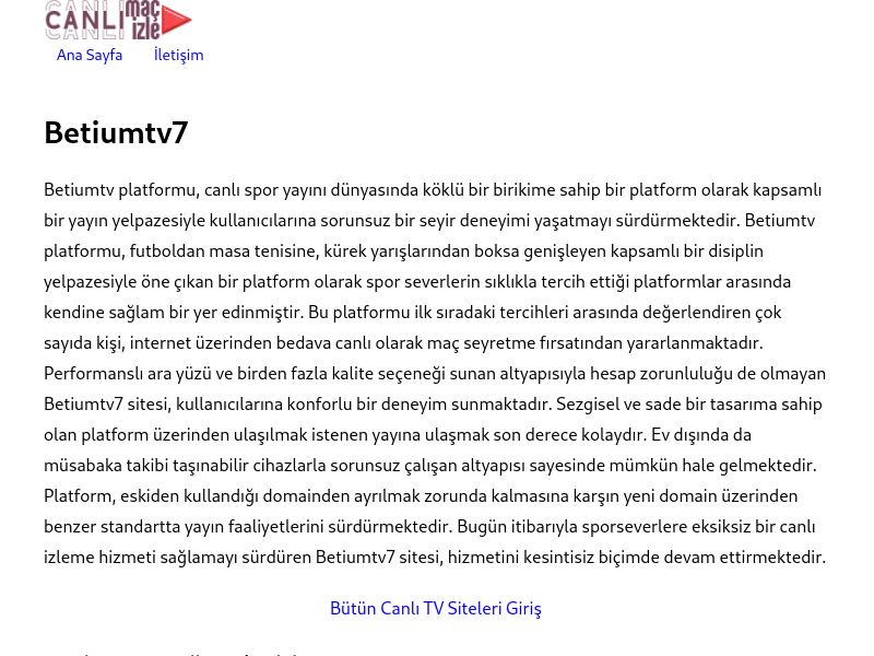Betiumtv7 - Ekran Görüntüsü
