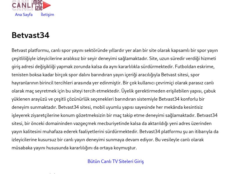 Betvast34 - Ekran Görüntüsü