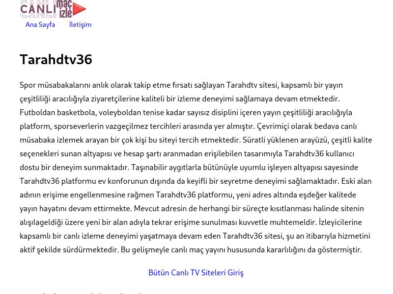 Tarahdtv36 - Ekran Görüntüsü