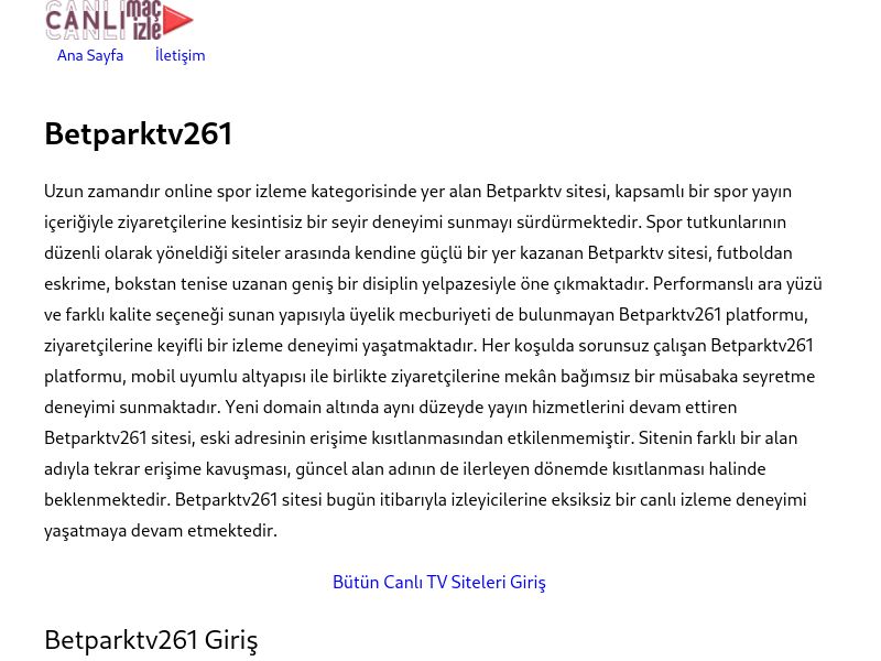 Betparktv261 - Ekran Görüntüsü
