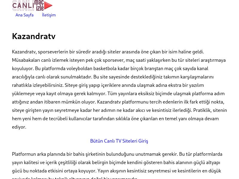 Kazandratv - Ekran Görüntüsü