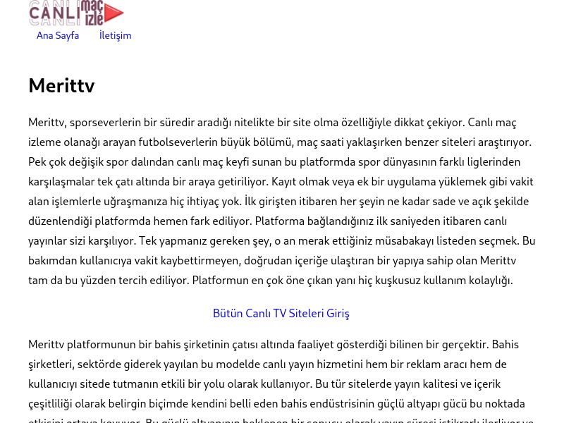 Merittv - Ekran Görüntüsü