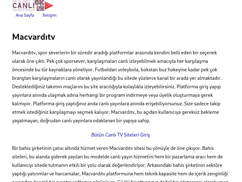 Macvardıtv - Ekran Görüntüsü