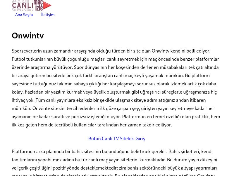 Onwintv - Ekran Görüntüsü