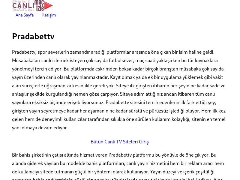 Pradabettv Giriş Bilgileri - Ekran Görüntüsü