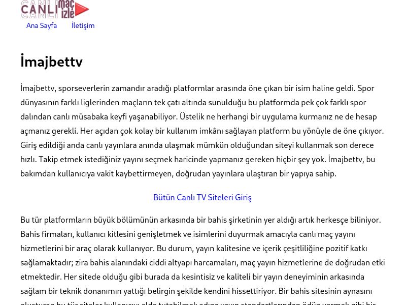 İmajbettv - Ekran Görüntüsü